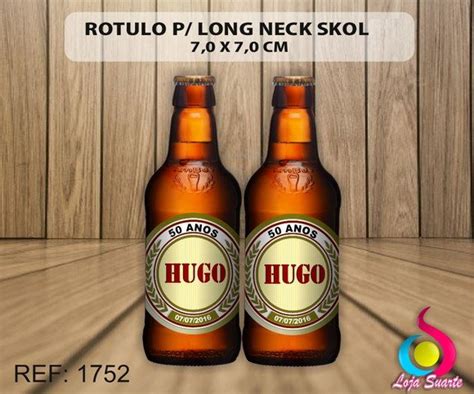 Rótulo para Cerveja Skol 1750 Elo7 Produtos Especiais