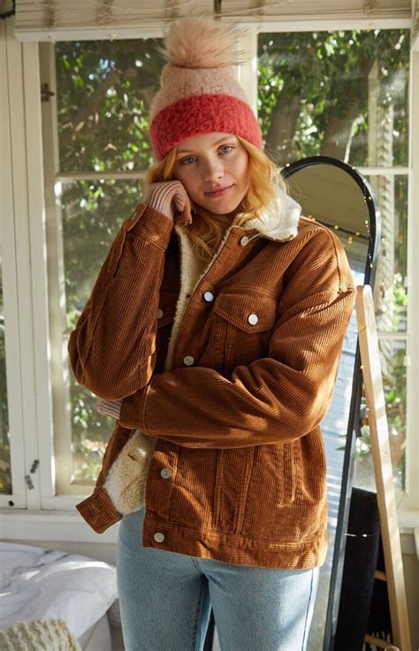 Pacsun Pacsun Oversized Corduroy Sherpa Trucker Jacket Inspirasi Pakaian Pakaian Inspirasi