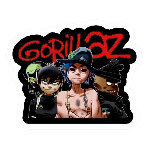 Gorillaz Stickersbits Guatemala