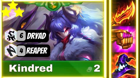 6 Dryad 4 Reaper Kindred Is Insane Tft Set 11 Youtube