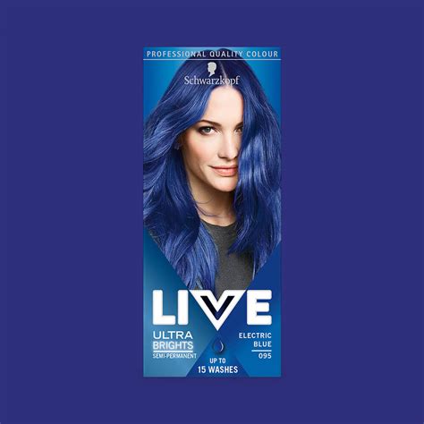 095 Electric Blue Hair Dye By Live