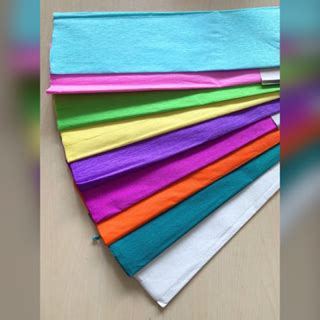 Jual Pcs Kertas Krep Crepe Paper Pack Isi Pcs Kertas