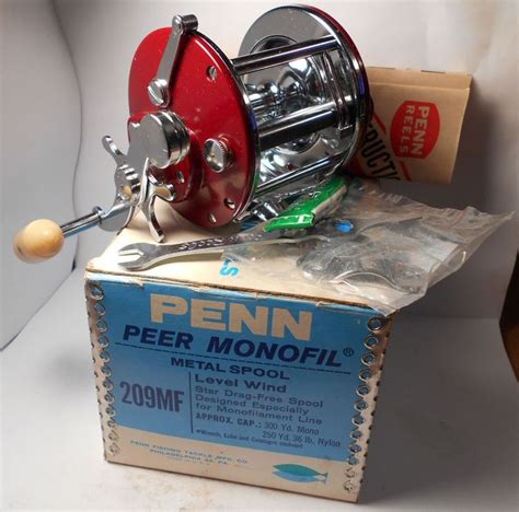 Mint Vintage Penn Reels Peer 209 Conventional Fishing Reel Box And More