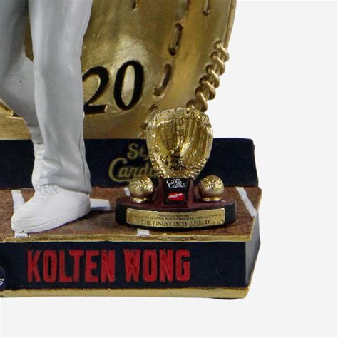 Kolten Wong St Louis Cardinals 2020 Gold Glove Bobblehead FOCO