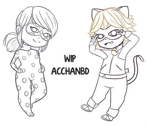 Lista Foto Dibujos De Ladybug Y Cat Noir Para Colorear E Imprimir