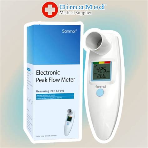 Jual Digital Spirometer Peak Flow Meter Asthma Copdpef Fev1 Shopee Indonesia