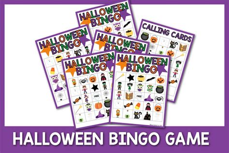 Halloween Bingo Cards Includes 8 Different Cards