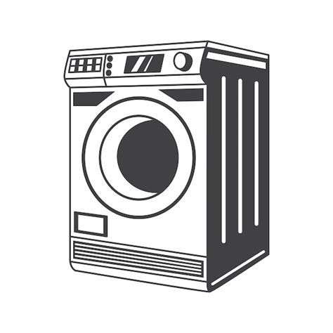 Premium Vector | Retro washing machine vector illustration