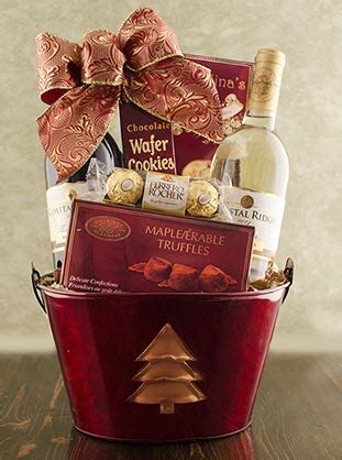 Christmas Wine Gift Baskets