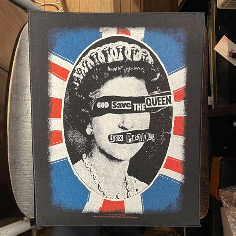 Sex Pistols Backpatch God Save The Queen Revolution