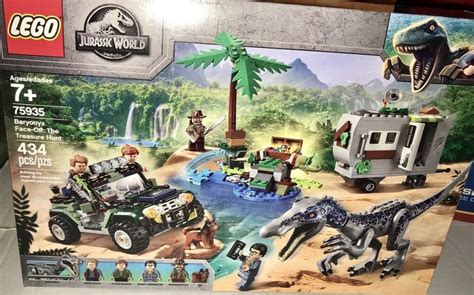 Lego Baryonyx Face Off The Treasure Hunt Jurassic World 75935 For Sale Online Ebay Lego