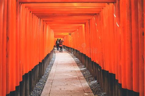 10 April 2012 Fushimi Inari Taisha Thousand Shrines In Kyoto Stock