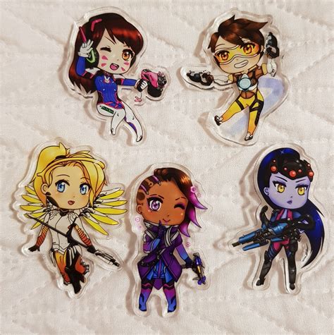 B Quality Overwatch Pins Etsy