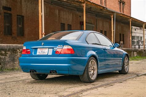 A Subasta Un Raro BMW M3 E46 De 2004 Terminado En Laguna Seca Blue Y