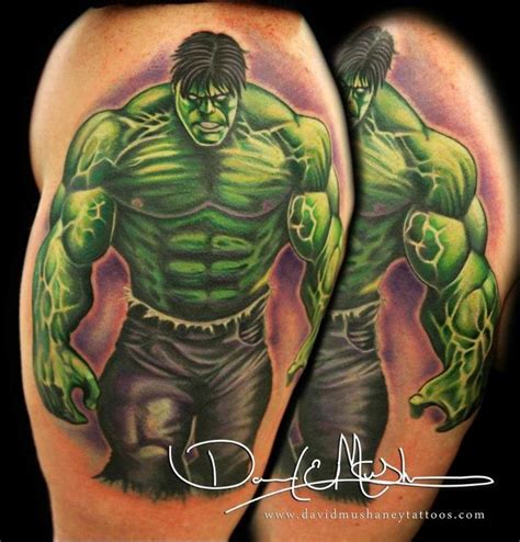 The Incredible Hulk Tattoo By David Mushaney TattooNOW