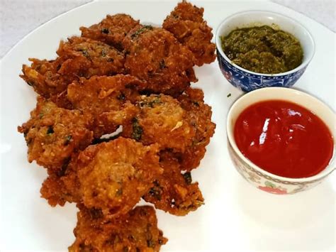 How To Make Rice Pakora Fritters Using Leftover Rice Chawal Ke Pakode Delishably