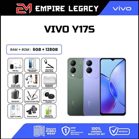 Vivo Y S Gb Ram Gb Rom Original Vivo Malaysia Shopee Malaysia