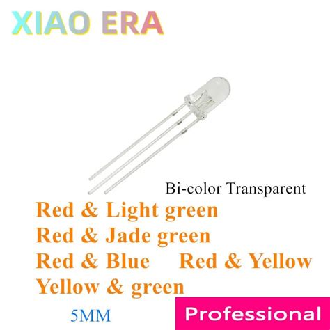 1000pcs LED 5mm Diffused Round Red Green Red Blue RG RB Bi Color