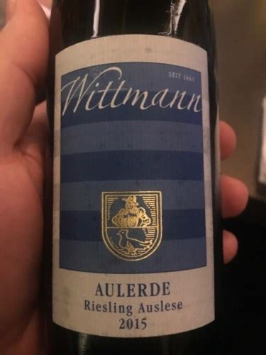 Wittmann Aulerde Riesling Auslese Vivino Us