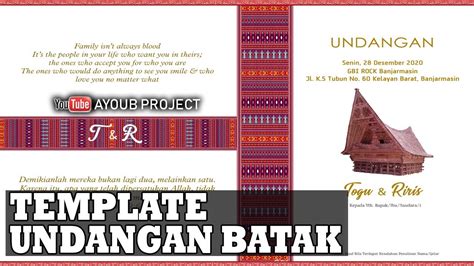 Template Undangan Batak Riset