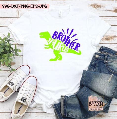 Dinosaur Svg Brother Saurus Svg Dinosaur Brother Svg Saurus Etsy