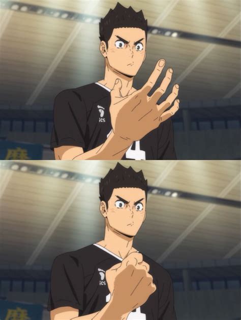 Determined Riseki Heisuke Haikyuu Seasons Haikyuu Season 4 Haikyuu