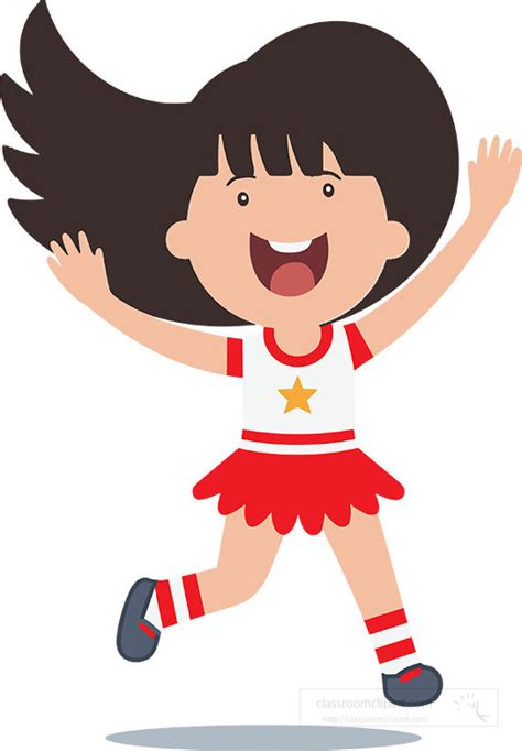 Free Cartoon Cheerleader Clipart Images Infoupdate Org