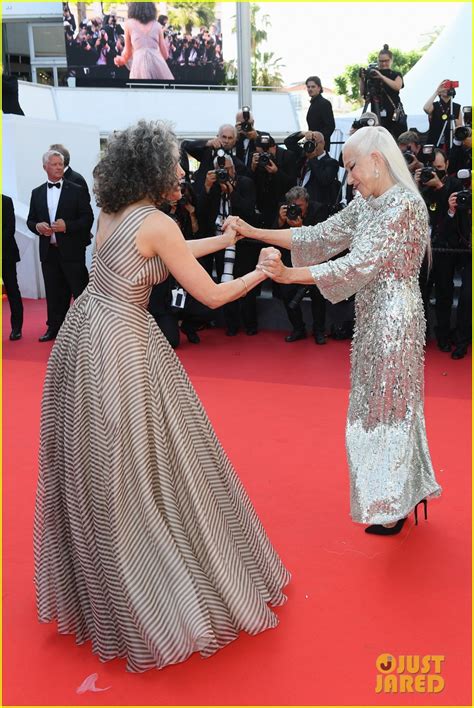 Helen Mirren Wows With Super Long Hair Extensions On Cannes Red Carpet