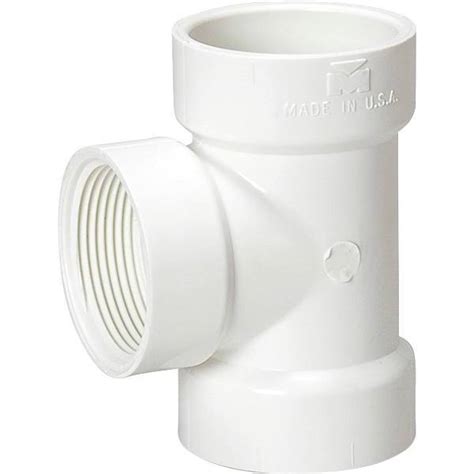 Nibco X X Pvc Dwv All Hub Sanitary Reducing Tee Hd Supply