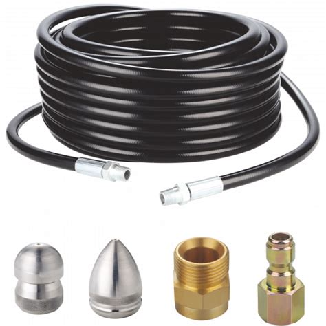 Kit déboucheur de canalisation 20m pour nettoyeur haute pression ref