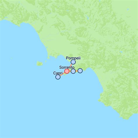 Naples Capri Italy Map Amalfi Coast And Bay Of Naples Vacations