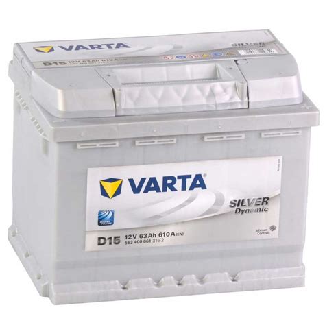 Varta Silver Dynamic D15 5634000613162 Akkumulátor 12v 63ah 610a J Eu