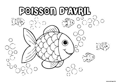 Coloriage Poisson D Avril 2022 JeColorie