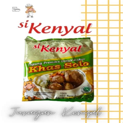 Jual Tepung Adonan Bakso Premiks Khas Solo Si Kenyal Gram Shopee