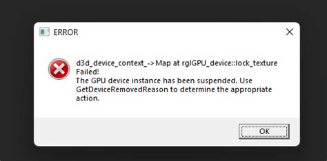 Game Randomly Has This Error Now D D Device Context R Mb Bannerlord