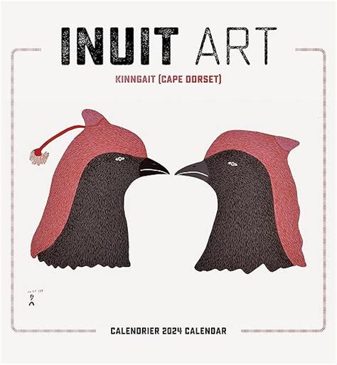 Amazon co jp Inuit Art Kinngait 2024 Wall Calendar 文房具オフィス用品