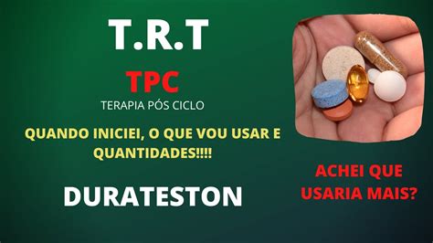 Terapia PÓs Ciclo Tpc Trt Terapia De Reposição De Testosterona