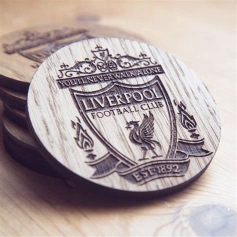 Liverpool Fc Inspired Wooden Coaster Perfect Christmas Etsy