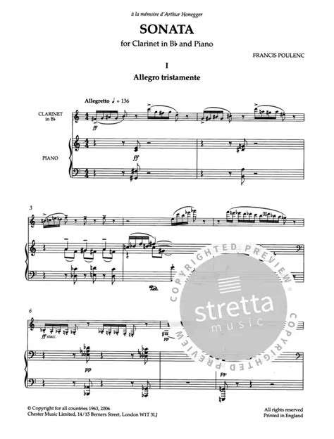 Sonata Op 184 Von Francis Poulenc Im Stretta Noten Shop Kaufen