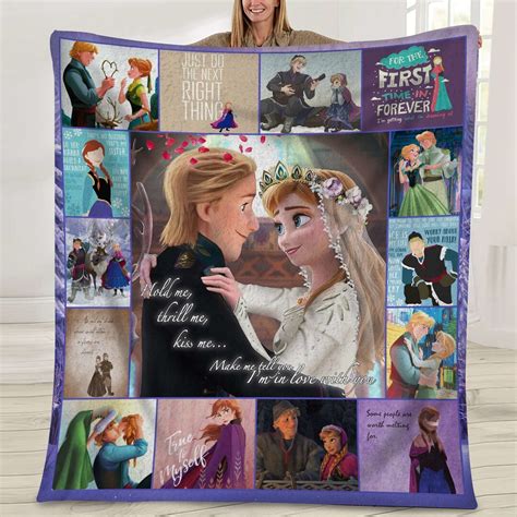 Frozen Anna and Kristoff Couple Blanket Anna and Kristoff - Etsy