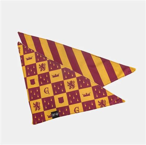 Bandana para Cachorros e Gatos Harry Potter Grifinória Bichinho