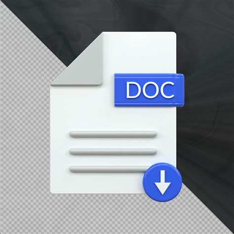 Documentos Formato De Archivo Doc Icon D Style Ui Icon Descargando El