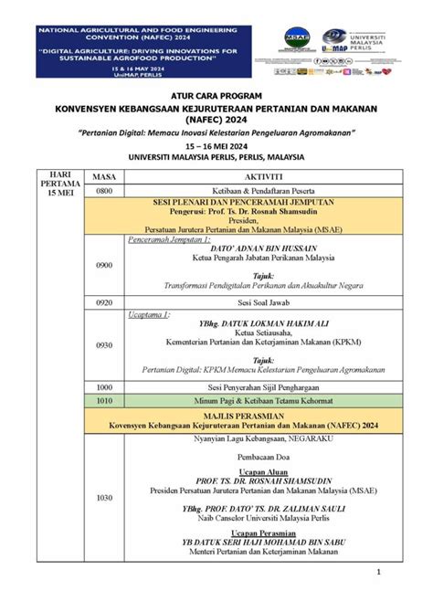 TENTATIVE PROGRAM NAFEC2025