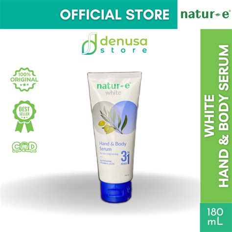 Natur E White Hand Body Serum Ml Lotion Glutathione Pencerah Kulit