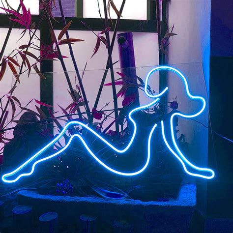 Linlin Led Neon Sign Night Light Sexy Woman Neon Sign Woman Body Neon