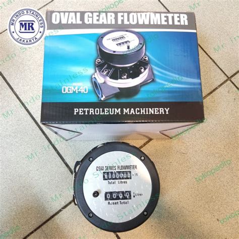 Jual Oval Gear Flow Meter Ogm Inch Meteran Solar Dn Analog