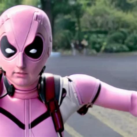 A Still Of Gwenpool In Deadpool 3 2023 Blonde Hair Stable