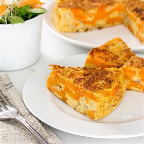 Tortilla De Boniato Vegana Sin Huevo Delantal De Alces