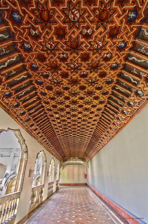 Artesonado Ceiling Cloister Of The Monasterio De San Juan Flickr