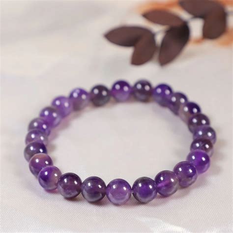 Amethyst Bracelet - 8 MM (Enhanced Focus & Concentration)